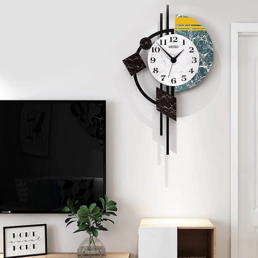 Horloge murale Design et moderne dans un séjour