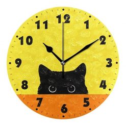 Horloge murale design chat